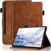 Vkooer Custodia for Samsung Galaxy Tab S8 2022 /S7 2020 (11 Pollici) Cover SM-X700 / X706 /T870 / T875 Custodia Pelle PU Leggero Flip Tasca Case con Supporto Funzione, Marrone