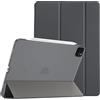 ProCase Cover iPad Air 13 Pollici M2 2024, iPad Pro 12.9 6/5/4/3 Generazione 2022/2021/2020/2018, Custodia Ultra Sottile Leggero con Auto Svegliati/Sonno -Grigio
