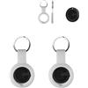 Generic Custodia per MiLi MiTag Smart Tag, durevole, ecologica, antiurto, facile da rimuovere e anti-smarrimento, confezione da 2, colore: bianco