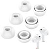 Miruchertter Auricolari per Galaxy Buds 3 Pro, in silicone, compatibili con Samsung Galaxy Buds Pro 3, accessori di ricambio L/M/S (3 paia) (bianco)