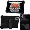 KUSINHOKA Custodia per ALLDOCUBE iPlay 70 Mini PRO 8.4 Pollici, Morbido Silicone [Antiurto] Protettiva Cover, Anti-Graffio Protezione Custodia con Funzione di Supporto, Nero