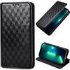 BELLA BEAR Custodia per Telefono ASUS Rog Phone 6/6Pro, Custodia a Portafoglio in Pelle con Vibrazione Magnetica, Custodia per cavalletto, Custodia Protettiva Antiurto per ASUS Rog Phone 6/6Pro-Nero