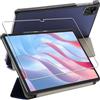 ebestStar - Cover per Honor Pad X9, Custodia Protezione Flip Magnetica, Slim Case Sottile Pelle PU, Blu scuro + Vetro Temperato