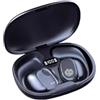 YXYKJYXGS Cuffie Bluetooth senza fili open-ear, auricolari sportivi con display digitale della batteria, Hi-Fi a bassa latenza, lunga durata della batteria Type-C, compatibilità universale (nero)