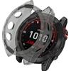 KeeFos Cover Compatibile con Garmin Fenix 7X/Fenix 7X Solar, Morbida TPU Pellicola Protettiva Custodia, Resistente Antigraffio Case per Garmin Fenix 7X/Fenix 7X Solar (Nero)