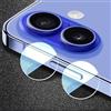 Generic Protezione per obiettivo della fotocamera individuale per iPhone 16/16 Plus durezza 9H vetro temperato HD trasparente antigraffio lente protettiva pellicola protettiva