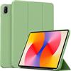 MGUEIAO Cover Compatibile con Huawei MatePad 11.5 2025, Custodia in Pelle PU Ultrasottile con Supporto Trifold, Retro in TPU Morbido, Antiurto - Matcha Green