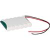 Akkuman.de Akkutechnik vom Fachmann Batteria da 7,2 V, 4,0 Ah, serie F1 x 6, cavo da 20 cm, F61NIMH4000