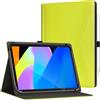 GOZOPO Custodia Universale per Tablet 10,1 Pollici/TECLAST P33/ M50T | Multi-angolo Supporto Folio Cover per Laptok/ WOREGOO/ Whitedeer/Android Tablet 10 Pollici/9,6-11 Pollici Tablet (verde)