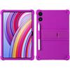 FKQLH Custodia per Redmi Pad PRO 12,1 Pollici, Silicone Morbido Skin Leggero Custodia Protettiva per Bambini Supporto Cover per Xiaomi Redmi Pad PRO 12,1 Pollici, Viola