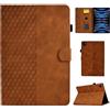 CASAFUNY Custodia Cover per iPad Air 13 Pollici M2 2024, iPad Pro 12,9 (6a/5a/4a Gen. 2022/2021/2020) Custodia Protettiva Magnetica Cover con Auto Sonno/Sveglia per iPad Air 13 M2 2024, Castano