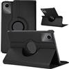 Dlahaby Custodia per Lenovo Idea Tab 11 pollici TB-336FU TB-336ZU 2025, in pelle PU, girevole a 360°, multi-angolo, colore nero