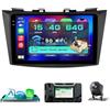 Hikity Autoradio Android 15 2 DIN 9 per Suzuki Swift 2012 Wireless CarPlay | 4+64GB. Schermo Incell. Android Auto, BT, GPS, WiFi, FM/RDS, Retrocamera, MIC