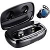 Tribit FlyBuds 3 Cuffie Bluetooth in-ear, 110 ore, auricolari wireless | Bassi profondi, BT 5.3, comandi touch, 4 microfoni ENC, IPX8 impermeabile, EQ personalizzato, lavoro, studio, sport, nero