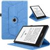 TEDTIKJT Tablet Cover per Xiaomi Pad 5/Pad 5 Pro 112021 Custodia Pelle PU 360°Multi Angolo Ruotabile Portatile Flip Protettiva Cover con Supporto Funzione per Xiaomi Pad 5,Blu