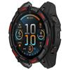 GIOPUEY Cover Compatibile con Garmin Enduro 3, TPU Silicone Premium Morbido e Leggero Protettiva Case Cover, Antiurto&Caduta Custodia - Black/Red
