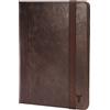 TORRO Custodia Compatible con iPad Pro 12.9" 6a / 5a / 4a Gen - Cover in Vera Pelle per iPad Pro 12.9 con Funzione di Supporto, Connettività Apple Pencil e Funzione Sveglia/Sonno (Marrone Oscuro)
