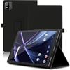 Envibe Custodia per Acer Iconia Tab A11 11 Pollici, Cover Tablet Acer Iconia Tab A11-11-A921, Copertura Protettiva Pieghevole con Supporto per Matita e Cinturino da Polso, Protezione Completa. (Nero)