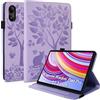 LSPCASA Custodia per Xiaomi Redmi Pad Pro 12.1Pollici PU Leather Cover Con Slot Per Carte Folio Stand Protettiva Case Tablet Cover per Xiaomi Redmi Pad Pro-Viola
