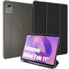 idudao Custodia per Lenovo Idea Tab 11 2025, con Portapenne, Retro Traslucido, Sottile, Leggera, Cover rigida per Tablet Modello TB336, Nero