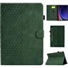 CASAFUNY Custodia per Samsung Galaxy Tab S10 FE 10.9 Pollici 2025 / S9 FE 10.9 Pollici 2023 / S9 11 Pollici 2023 Custodia Protettiva Magnetica Cover con S Pen Holder e Auto Sonno/Sveglia, Verde