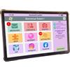 FACILOTAB XXL Classic - Tablet Senior, semplice e intuitivo, ideale per anziani - schermo tattile molto grande adatto - Fotocamera anteriore e posteriore - Connessione WiFi - 256 GB - Android 15 - L8