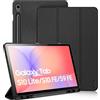 DUX DUCIS Custodia per Samsung Galaxy Tab S10 Lite / S10 FE / S9 FE, Nero | 10.9 Pollici, Sottile Leggera e Pieghevole, con Supporto per S Pen, Auto Svegliati/Sonno, Antiurto
