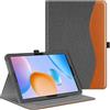 FINTIE Cover per TECLAST M40 Plus/P40S/P25T/P40HD/M50 Pro/P30S Tablet 10 | [Multi-angli] Protettiva Stand Custodia per Blackview Tab12 Pro, Grigio/Marrone