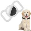 PKQTOP Custodia Protettiva in Silicone per AirTag，Custodia Compatibile con Apple Airtag GPS Finder Collare per Cani e Gatti