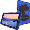 Techgear® G-Shock - Custodia per Samsung Galaxy Tab A 10.1 2016 (serie SM-T580) resistente, anti urto, con supporto amovibile, ideale per bambini, muratori blu BLUE Galaxy Tab A 10.1 (T580 Series)
