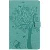 Saturcase - Custodia a portafoglio per Samsung Galaxy Tab E 9.6 SM-T560 T561 con supporto magnetico e scomparti per carte di credito Green