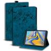 Succtopy Custodia per Samsung Galaxy Tab A 10.5 Pollici 2018 (SM-T590/T595),Cover in Pelle PU Flip Portafoglio con Porta Penna,Custodia Protettiva con Slot Card per Galaxy Tab A 10.5 2018,Blu Reale