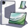 Generico DayQiQiPu Custodia Protettiva per Huawei MatePad PRO (PCE-W30) 13,2 Pollici Pelle PU Rotazione a 360° Stand Slim Cover con Supporto per Matita Auto Sveglia/Sonno,Viola