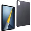 REY Cover in Gel TPU Nera per XIAOMI Poco Pad M1 12,1 - REDMI Pad 2 PRO, Ultra Sottile 0,33 mm, Morbido Flessibile, Custodia Silicone