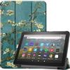 ODQQDO Cover per LG FH 8 (10/12/14° Gen 2020-2024) Custodia universale per tablet da 8 pollici - Custodia antiurto con Auto Wake/Sleep(Apricot Blossom)