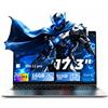 CHIFUYOU Notebook 17,3, i5-7Y57, 16GB RAM 512GB SSD | Tastiera retroilluminata completa di tastierino numerico e ampio touchpad