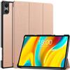 Kepuch Custer Cover per Teclast T50 PRO,PU-Pelle Case Custodia - Rosso Oro