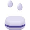 eleror Mini Auricolari Bluetooth Wireless, Semi Invisibili In-Ear Cuffie Piccoli Per Dormire, Lavorare, Fitness, Correre, Guidare, Riprodurre Musica in Streaming o Podcast Dal Cellulare(Violet Clair)