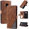 QiongniAN Cover per Samsung Galaxy A6+ ,Custodia in Pelle Custodia per Samsung SM-A605F/DS Galaxy A6+ 2018 / SM-A605G/DS SM-A605FN/DS SM-A605FN SM-A605F SM-A605G / Galaxy A6 Plus Custodia Cover Case Brown