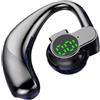xowwyue Auricolari wireless intorno all'orecchio, cuffie da palestra, cuffie con display digitale per attività all'aperto, studio, allenamento, gioco, palestra, nuoto, telefonate, musica