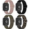 CreoArte Cinturino Compatibile con Redmi Watch 6 Active / 6 Lite | Regolabile Sportiva Nylon Elastico Cinturino per Redmi Watch 6 / 5 / 4 & Xiaomi Mi Band 10 Pro/ 9Pro / 8Pro Uomini Donne