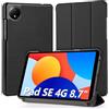 Hianjoo Custodia Compatibile per Xiaomi Redmi Pad SE 8.7', Ultra Sottile Smart Cover in Pelle Compatibile con Xiaomi Redmi Pad SE 8.7 Pollici - Nero
