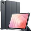 JETech Custodia per Samsung Galaxy Tab S11, Gray | Cover TPU morbido, Porta S Pen, Supporto Tri-fold, Auto Svegliati/Sonno