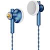 NICEHCK EB2S Pro - Auricolari in-ear con cavo, a testa piatta, senza microfono, isolamento acustico, con cavo, per jack da 3,5 mm, iPhone, Samsung, computer, laptop, audiofili (4,4 mm senza microfono)