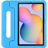 MUDASANQI Custodia per Samsung Galaxy Tab S6 Lite 10.4'' 2024/2022/2020 (SM-P620/P610/P615), custodia antiurto con maniglia convertibile e supporto leggera per bambini per tablet Samsung Galaxy S6 Lite (blu)