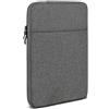 moex Custodia per tablet TCL NXTPAPER 11 Plus, con cerniera e scomparto per accessori, in tessuto di nylon, morbida imbottita, custodia protettiva minimalista Dash Case, grigio scuro