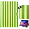 Bemoloon PU Tablet Cover per Xiaomi Redmi Pad 2 11 2025 - Colori Vibranti & Design alla Moda, Anti-Graffio, Sblocco/Standby Automatico, Strisce Verdi