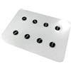 Doxiuyo 1 Pezzo di Pattini per Mouse in Vetro, Piedini Universali, Piccoli Punti Rotondi, DIY, Tappetino per Mouse per Giochi di Esport, Colore: A