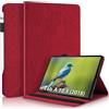 Aswant Custodia Cover per Samsung Tab A 2018 10.5 Pollice SM-T590,Rosso | Custodia Albero in Rilievo,Pelle PU,Portafoglio Flip Cover Stand Funzione,Custodia per Samsung Galaxy Tab A SM-T590/SM-T595