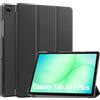 Fitudoos Cover Compatibile con Samsung Galaxy Tab A11 Plus & A9 Plus 11,Ultra Sottile Leggero Copertura Intelligente, con Funzione di Supporto,Sospensione/riattivazione automatica,Nero.